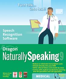 Nuance Dragon Naturally Speaking Medical Transcription Voice